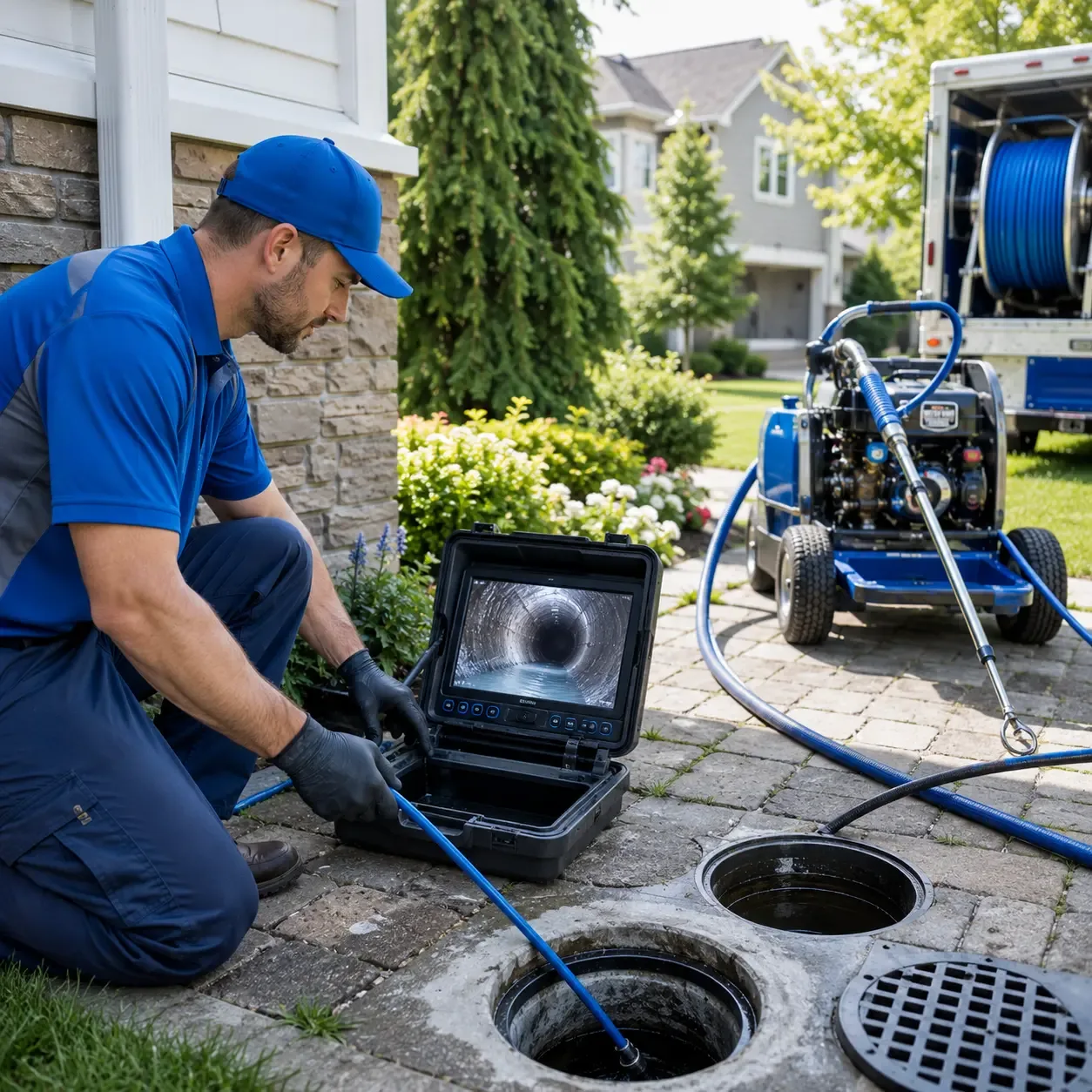 Outdoor drain cleaning professionals serving Cromwell, IN